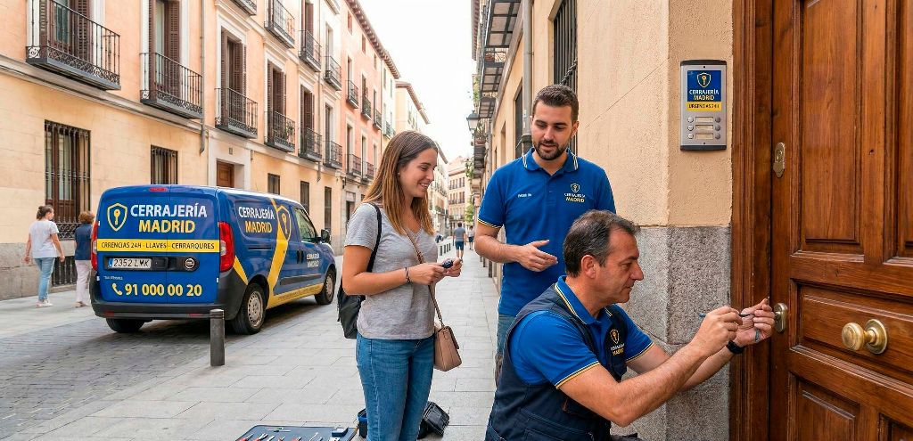 Cambio cerradura TESA de seguridad en Torrejón De Velasco